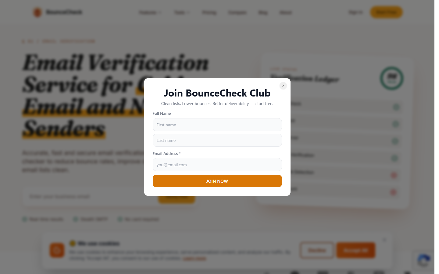 BounceCheck screenshot